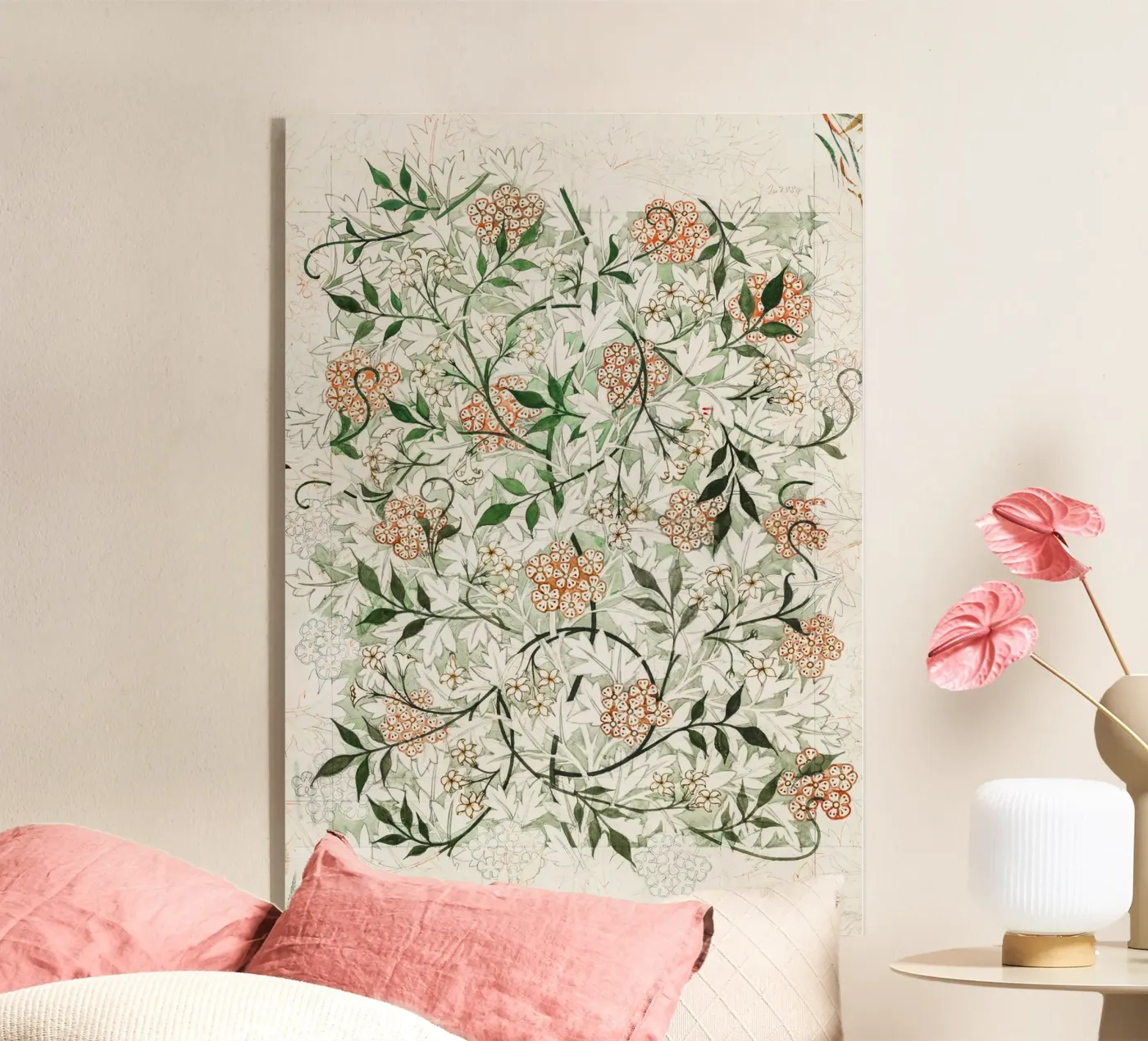 famous Jasmine pattern acrylic glass by vintageshop