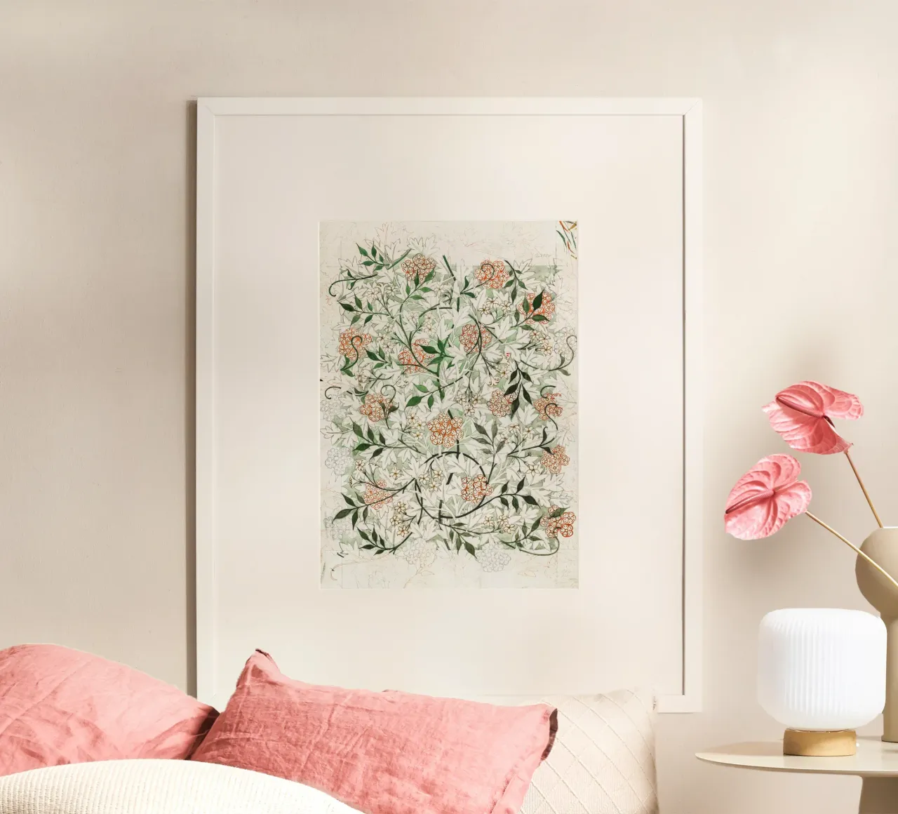 famous Jasmine pattern poster da vintageshop