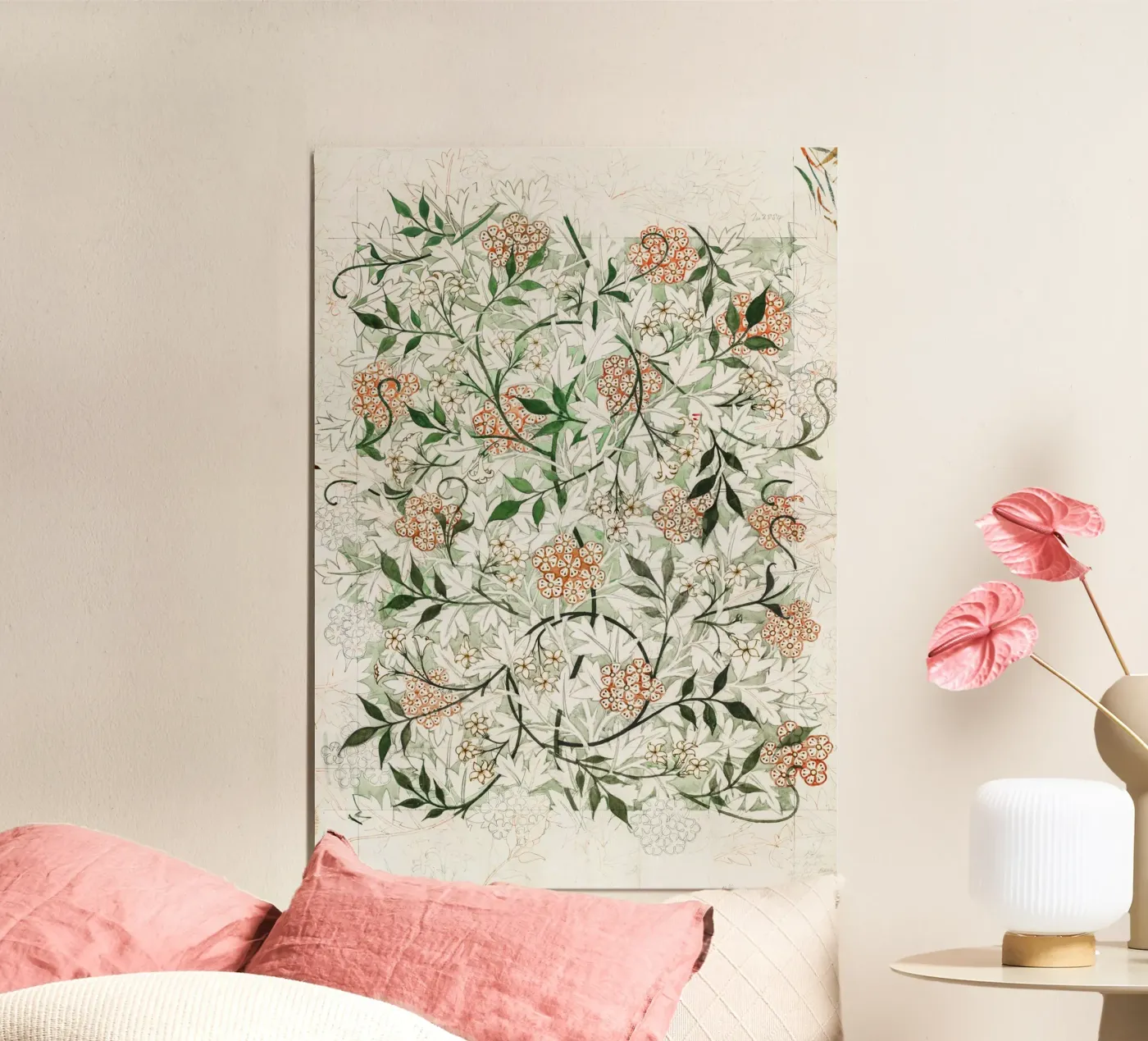 famous Jasmine pattern poster van vintageshop