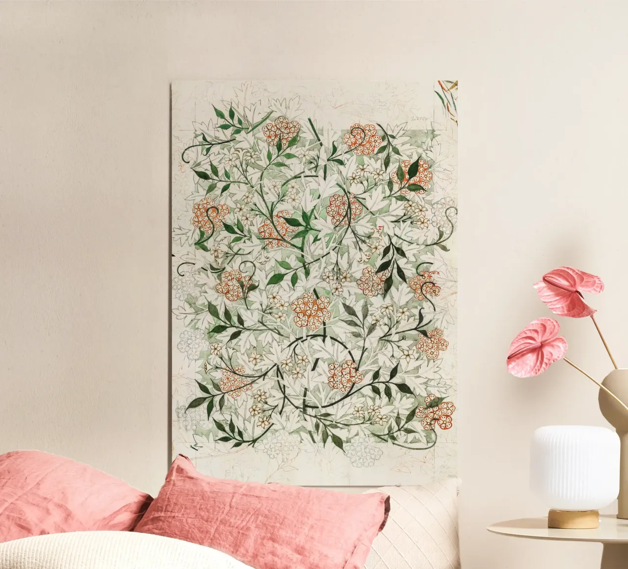 famous Jasmine pattern poster da vintageshop