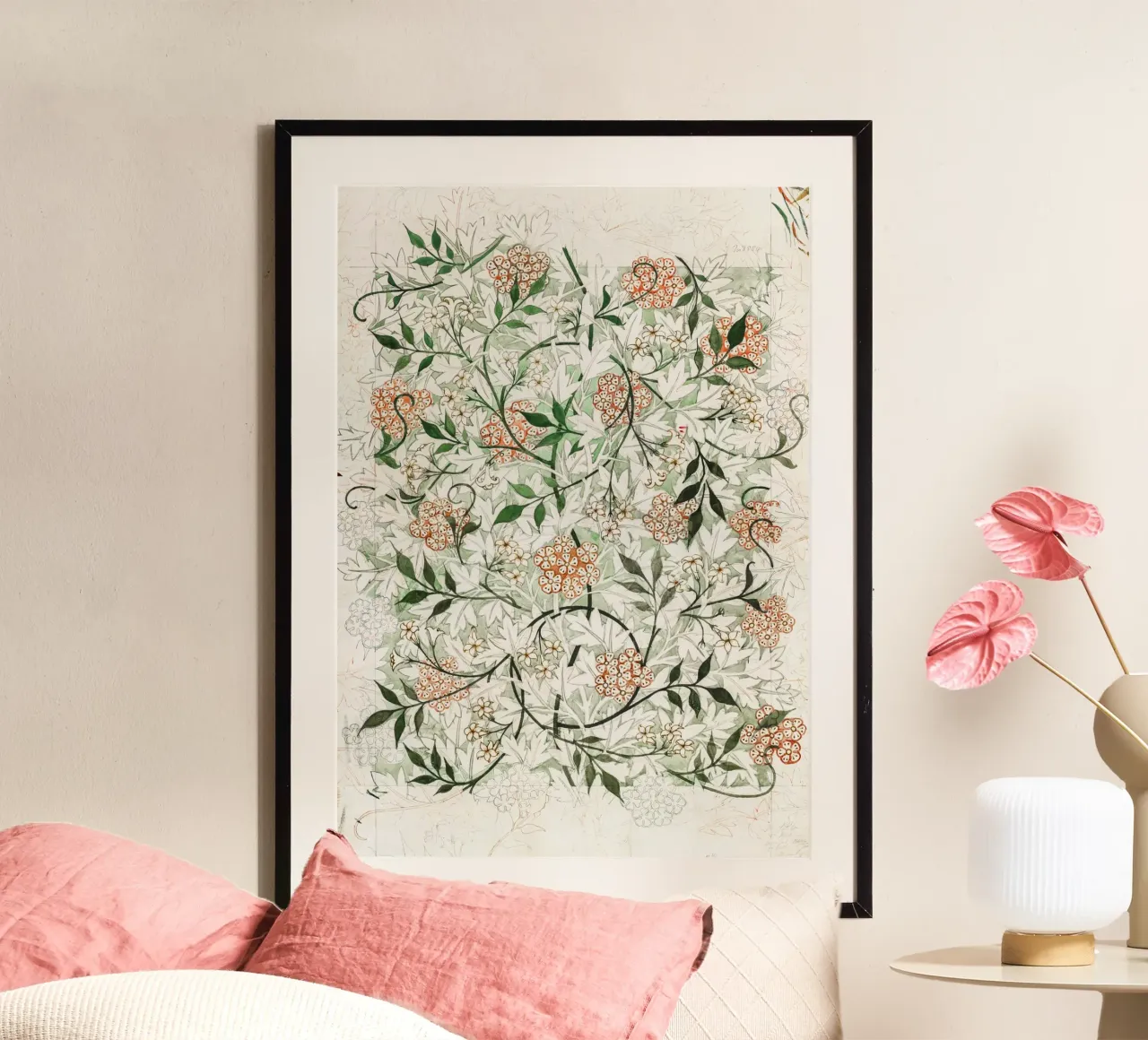 famous Jasmine pattern poster da vintageshop