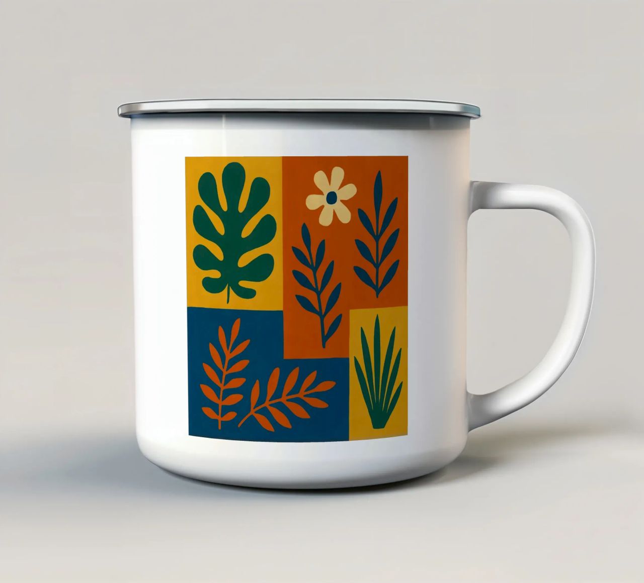 Spazio dei fiori tazza in smalto da HicksShop