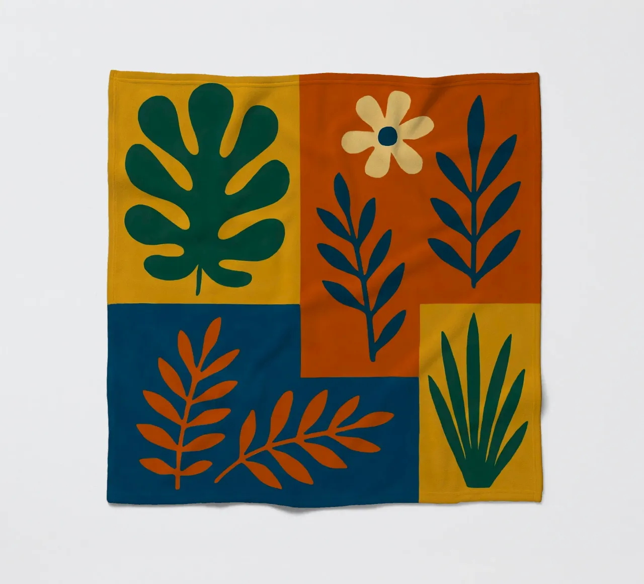 Flower Space fleece blanket by HicksShop