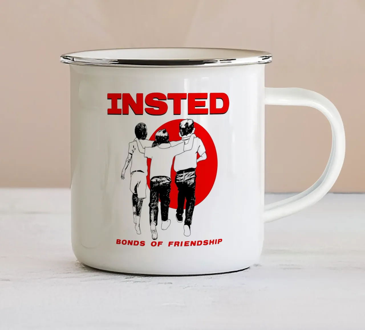 Insted - Bonds of Friendship tazza in smalto da lovelouie