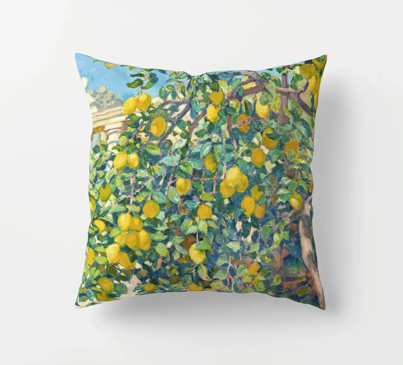 Lemons in La Mortola cuscino da apoloprints