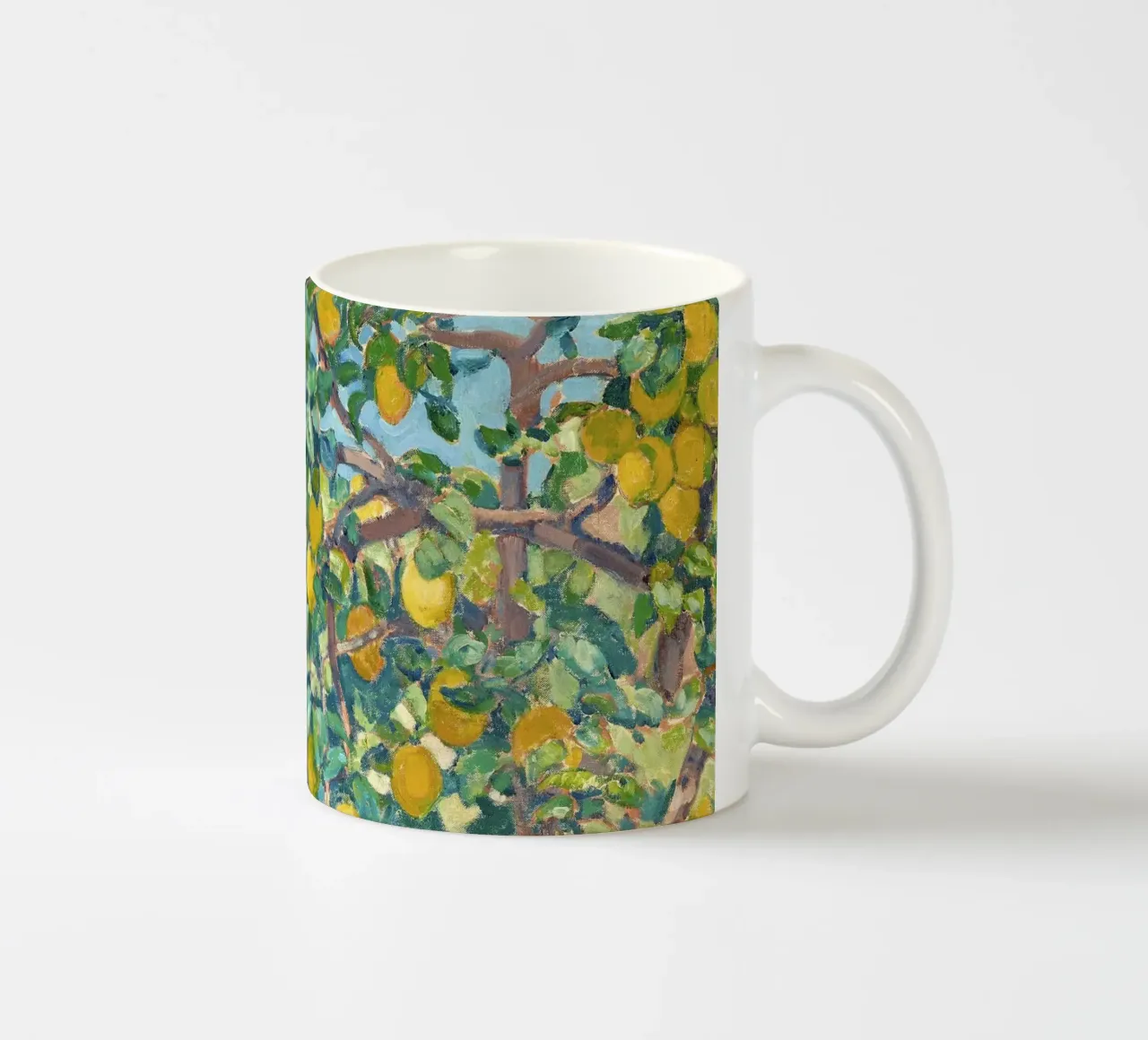 Lemons in La Mortola tazza in ceramica da apoloprints
