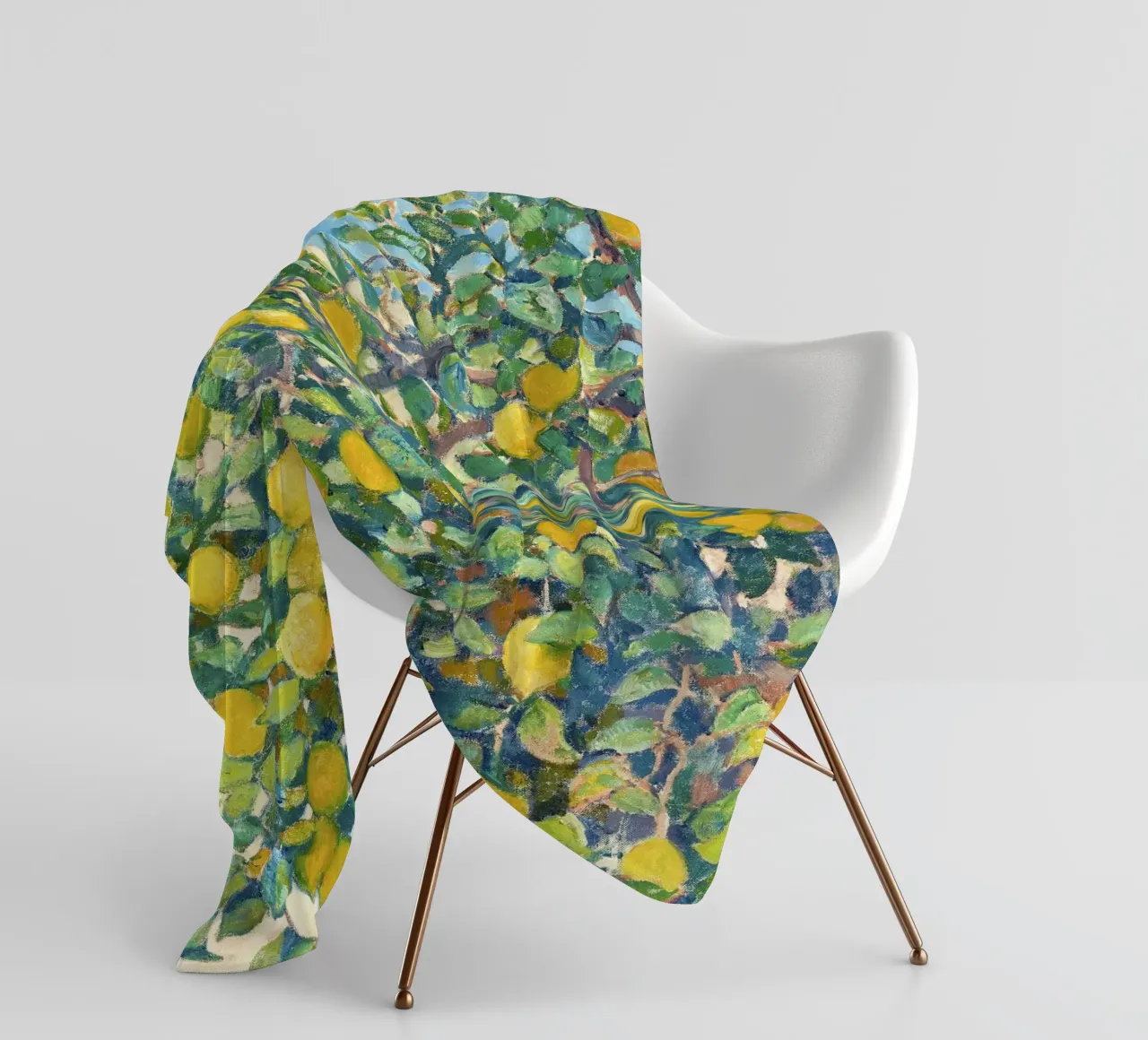Lemons in La Mortola coperta in pile da apoloprints