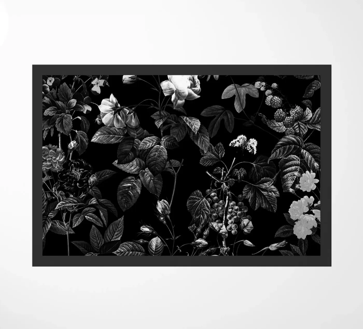 DARK FLOWER deurmat van burcukorkmazyurek