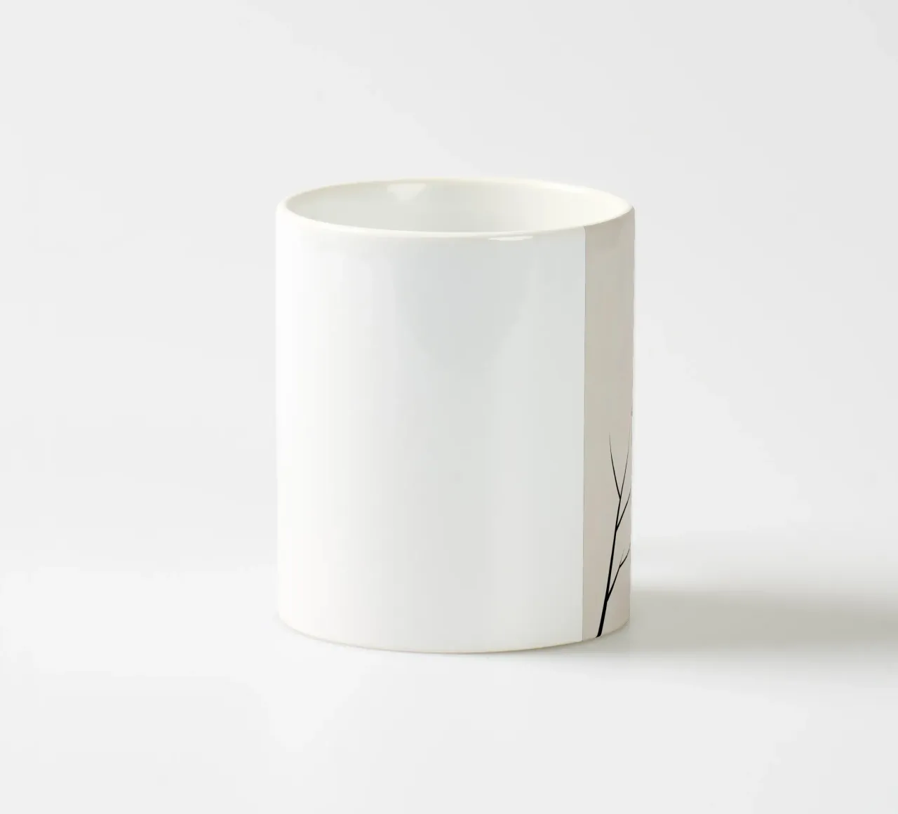 Uccello volante minimale tazza in ceramica da logic