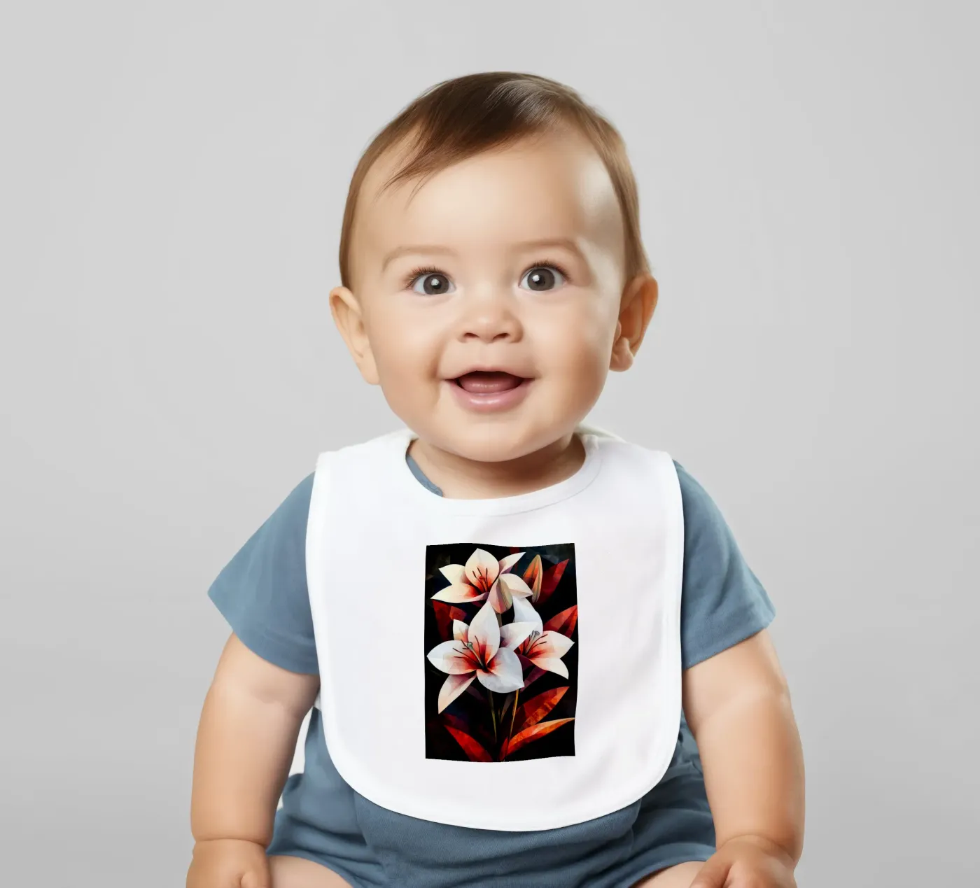 Orchid black and red bavaglino da Justyna Jaszke JBJart