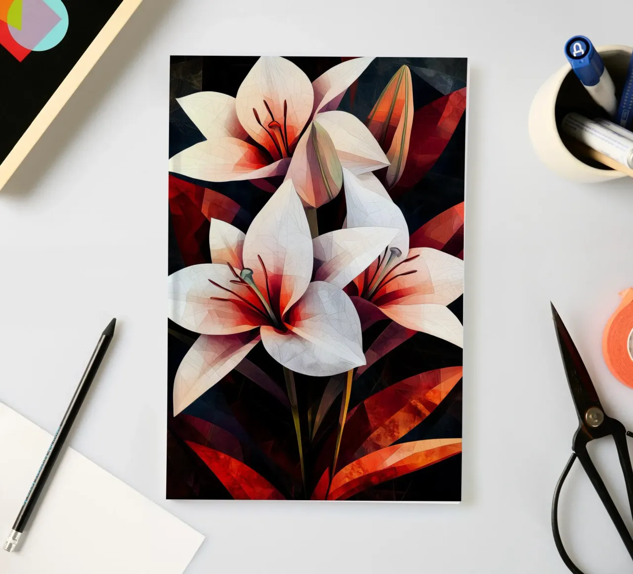Orchidea nera e rossa diario da Justyna Jaszke JBJart