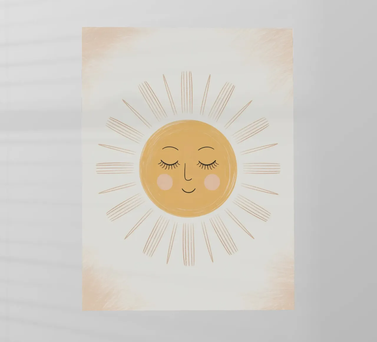 Sole minimale Boho pellicola backlit da logic