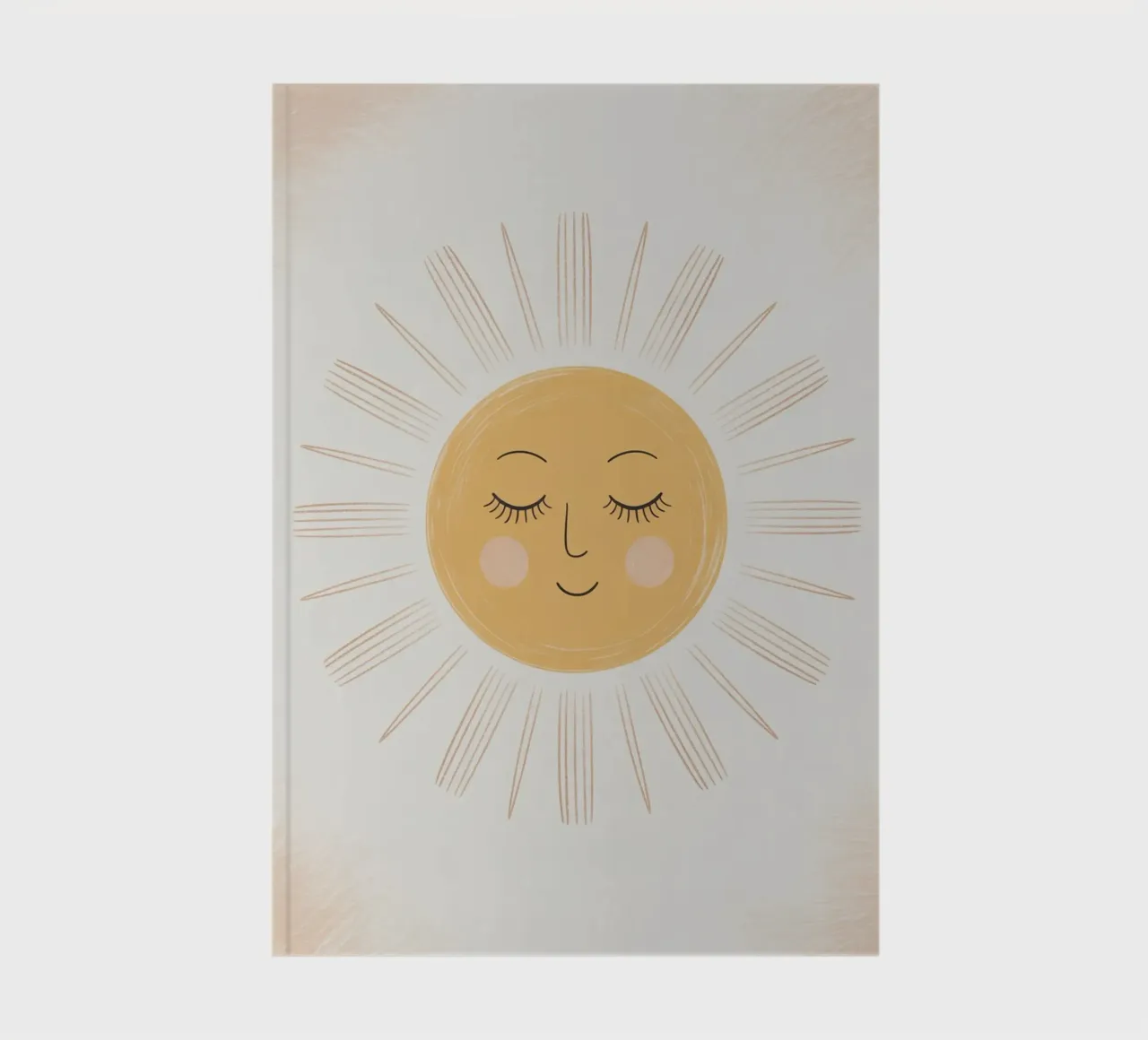 Minimal Boho Sunshine notebook by logic