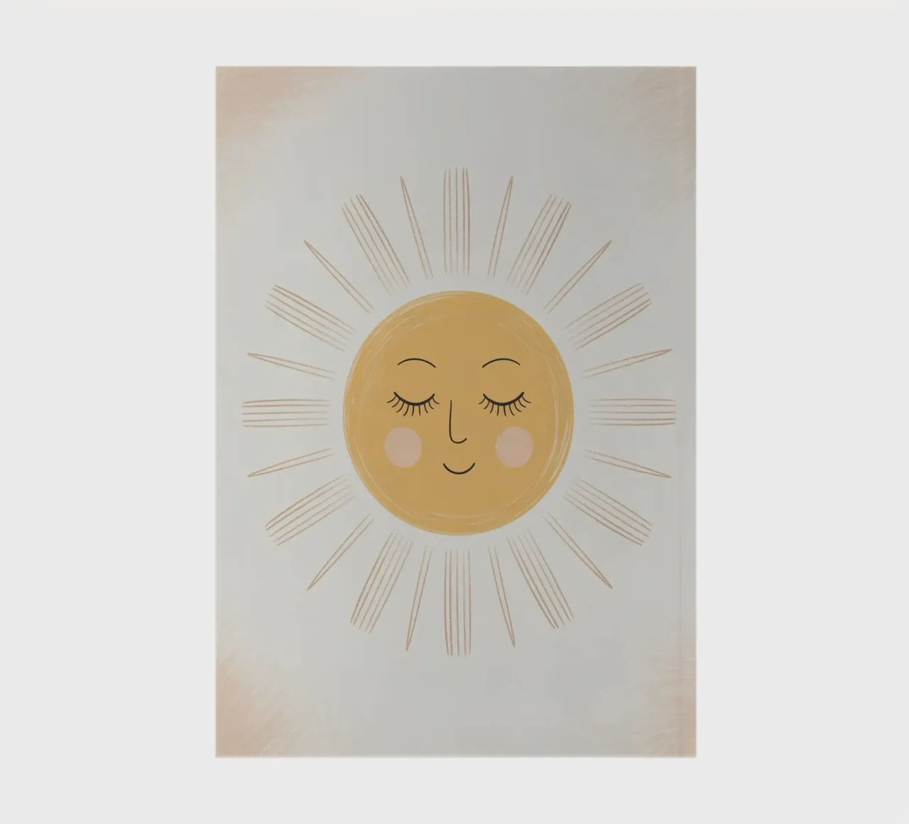 Minimal Boho Sunshine notebook by logic