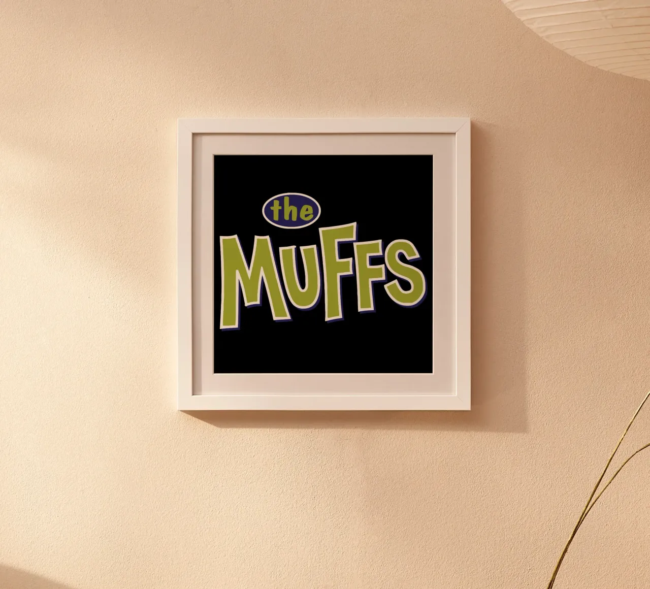 The Muffs poster con telaio in plastica da lovelouie