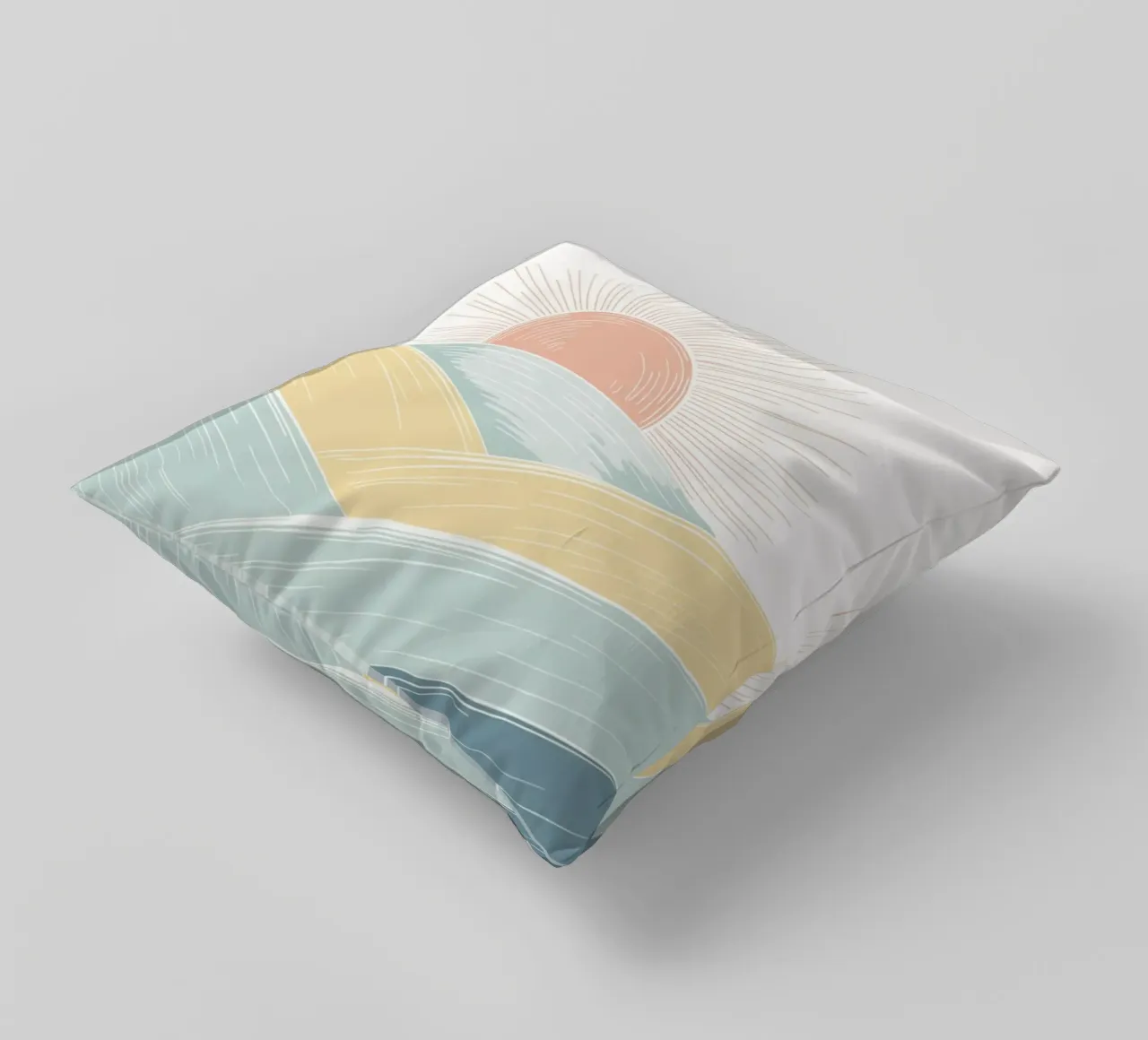 Paesaggio Boho Sunrise cuscino da logic