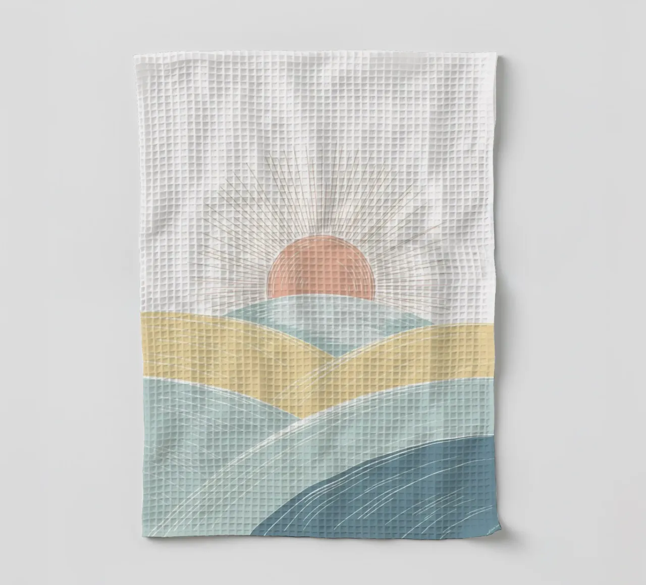 Paesaggio Boho Sunrise canovaccio da cucina da logic