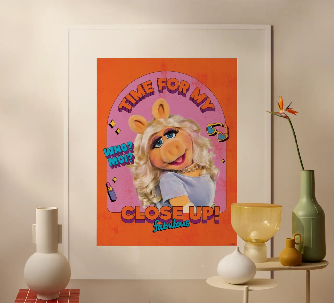 Miss Piggy fabulous poster da The Muppets
