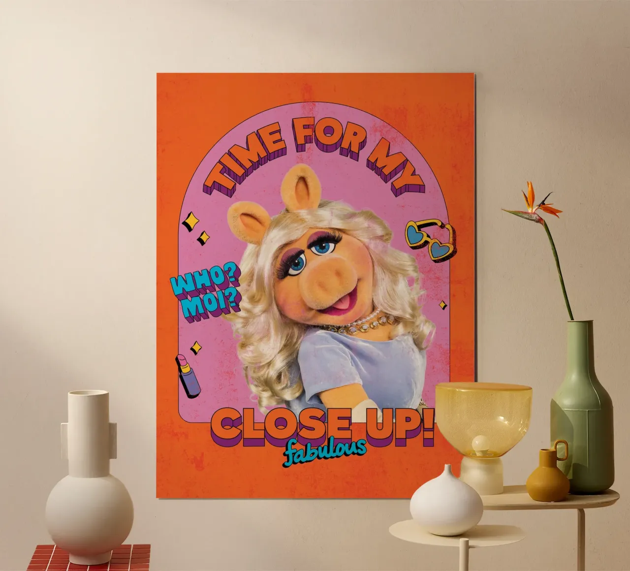 Miss Piggy fabulous poster da The Muppets