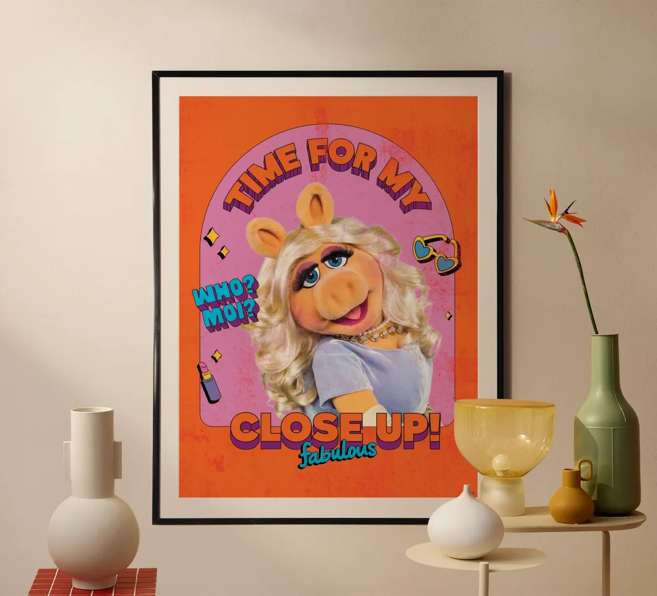 Miss Piggy fabulous poster da The Muppets