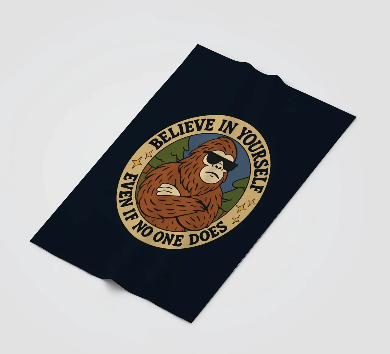 Credete in voi stessi - Bigfoot coperta in pile da Loobs