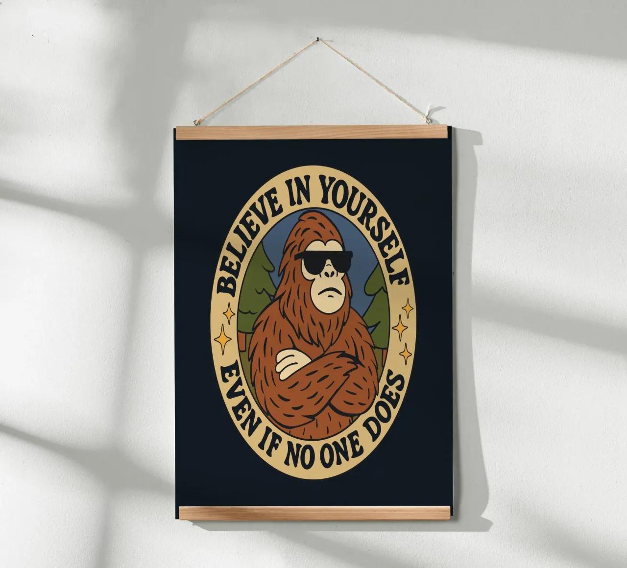 Credete in voi stessi - Bigfoot carta hahnemühle da Loobs