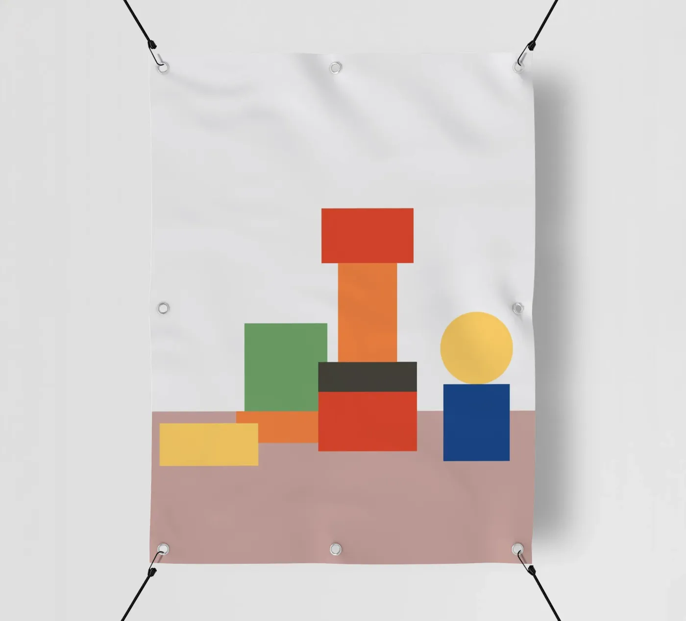 Geometric Stack Block pvc cover by galihstudio