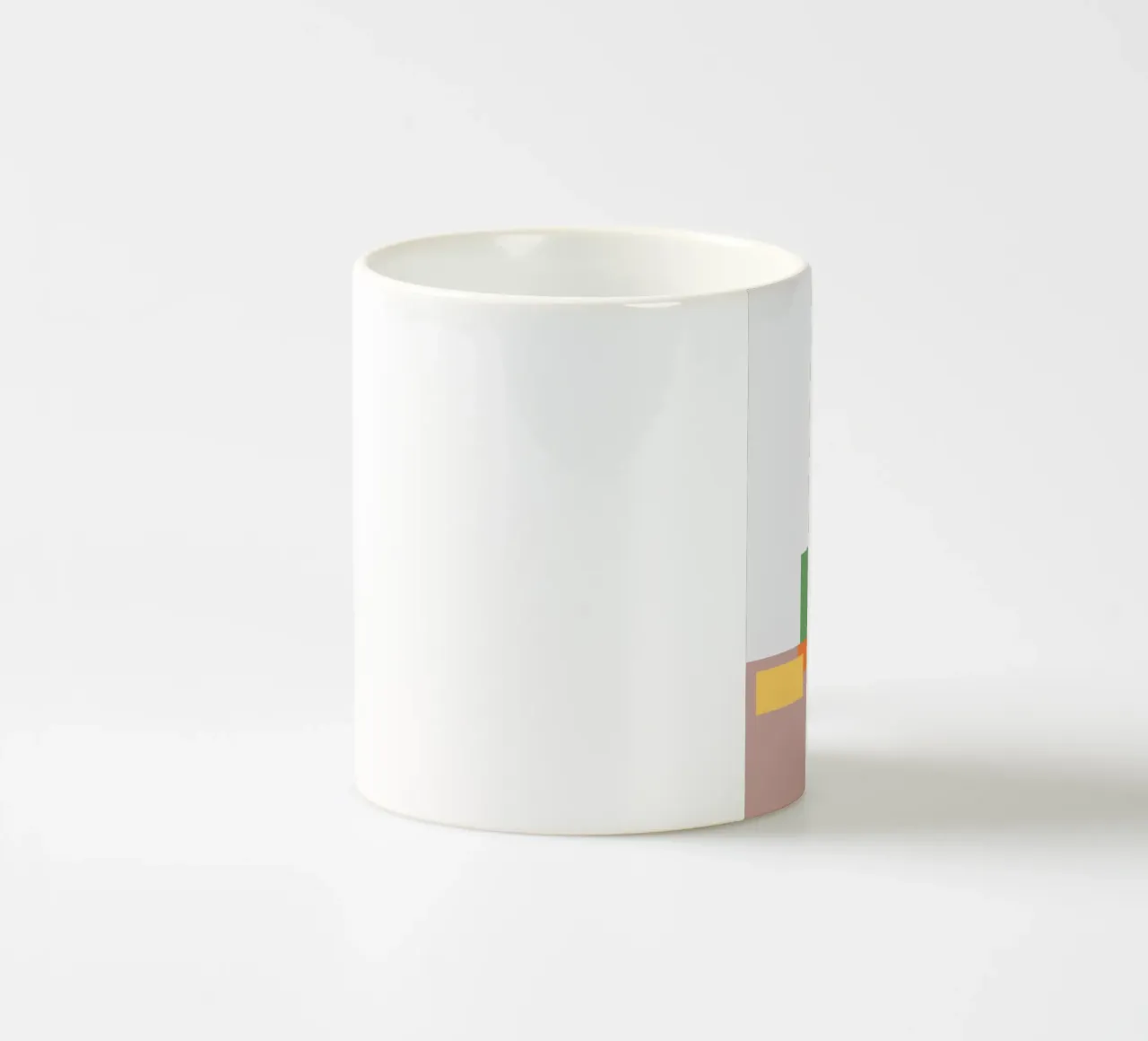 Bloque apilable geométrico taza de cerámica de galihstudio