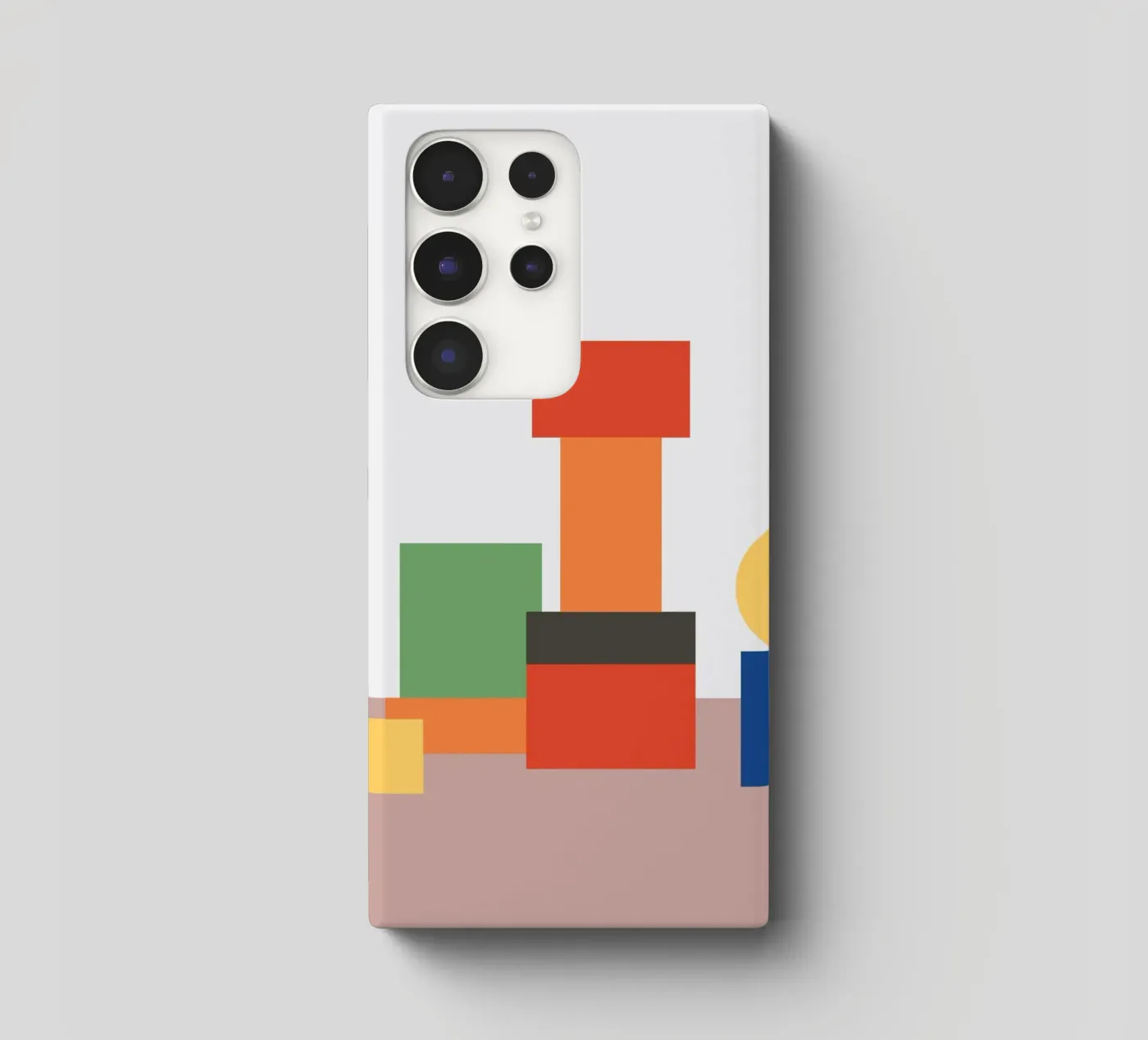 Blocco geometrico impilato cover samsung da galihstudio