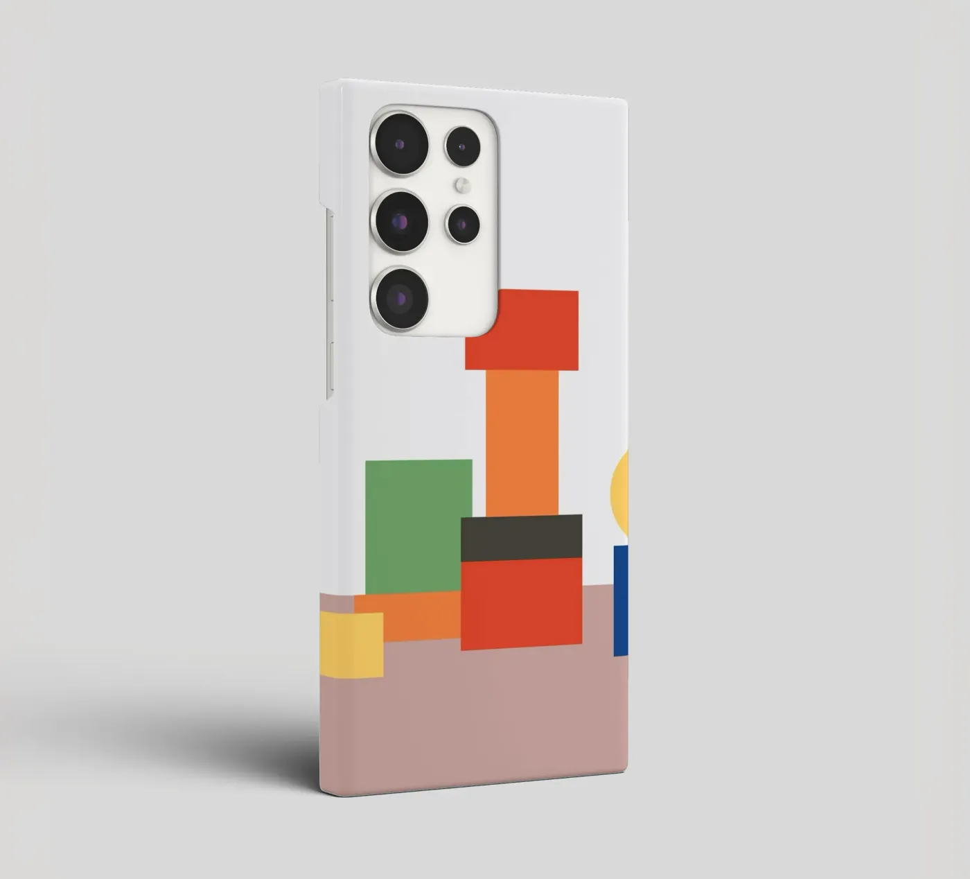 Blocco geometrico impilato cover samsung da galihstudio
