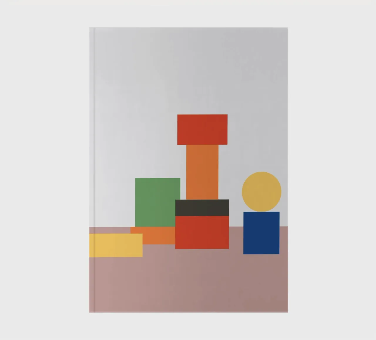 Geometric Stack Block notebook by galihstudio