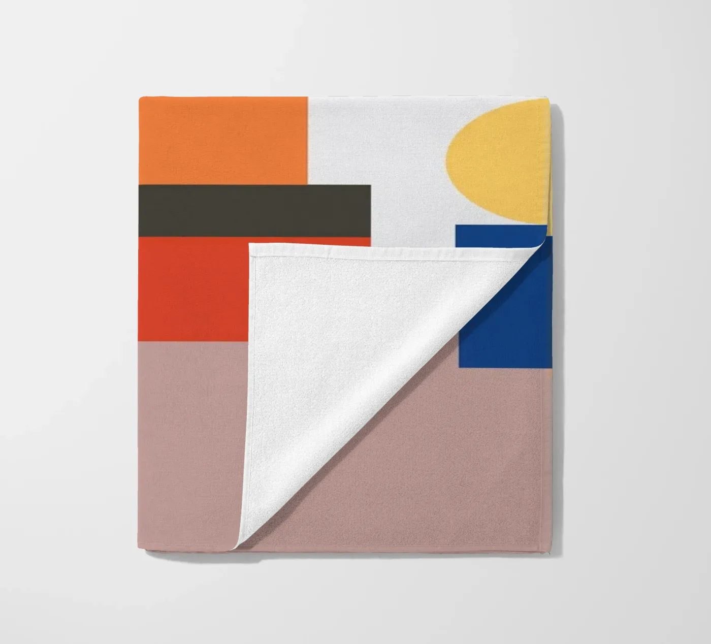 Geometric Stack Block beach towel by galihstudio