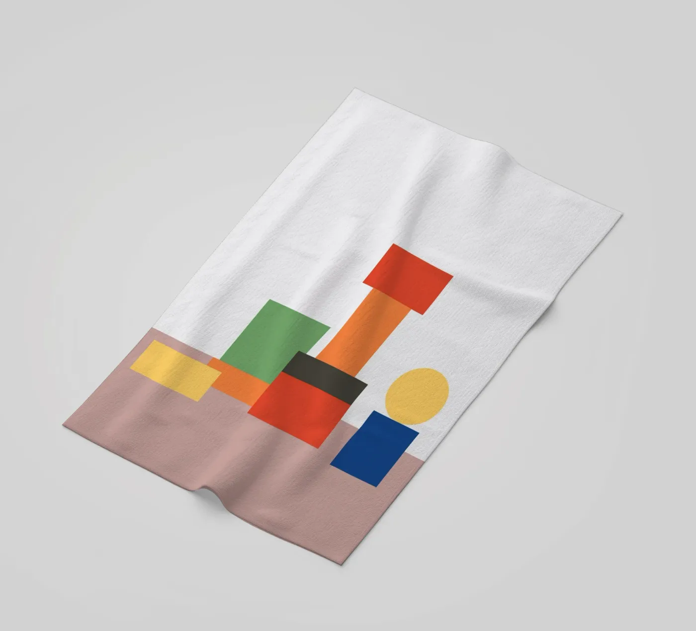 Geometric Stack Block beach towel by galihstudio