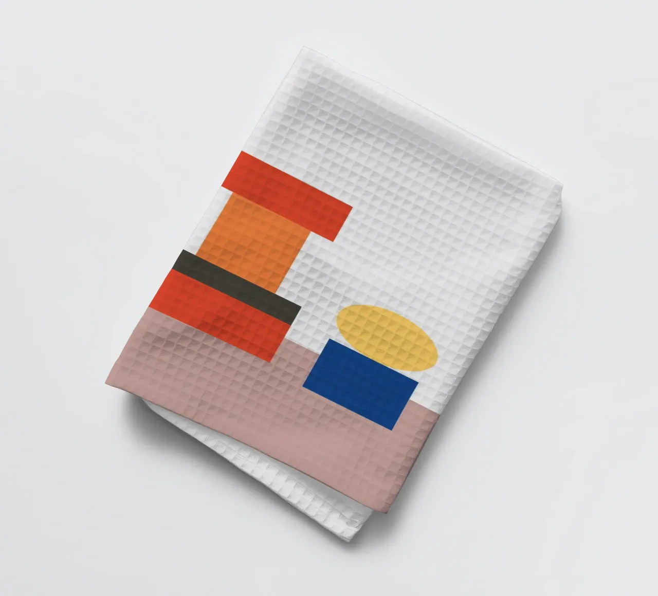 Geometric Stack Block torchon de galihstudio