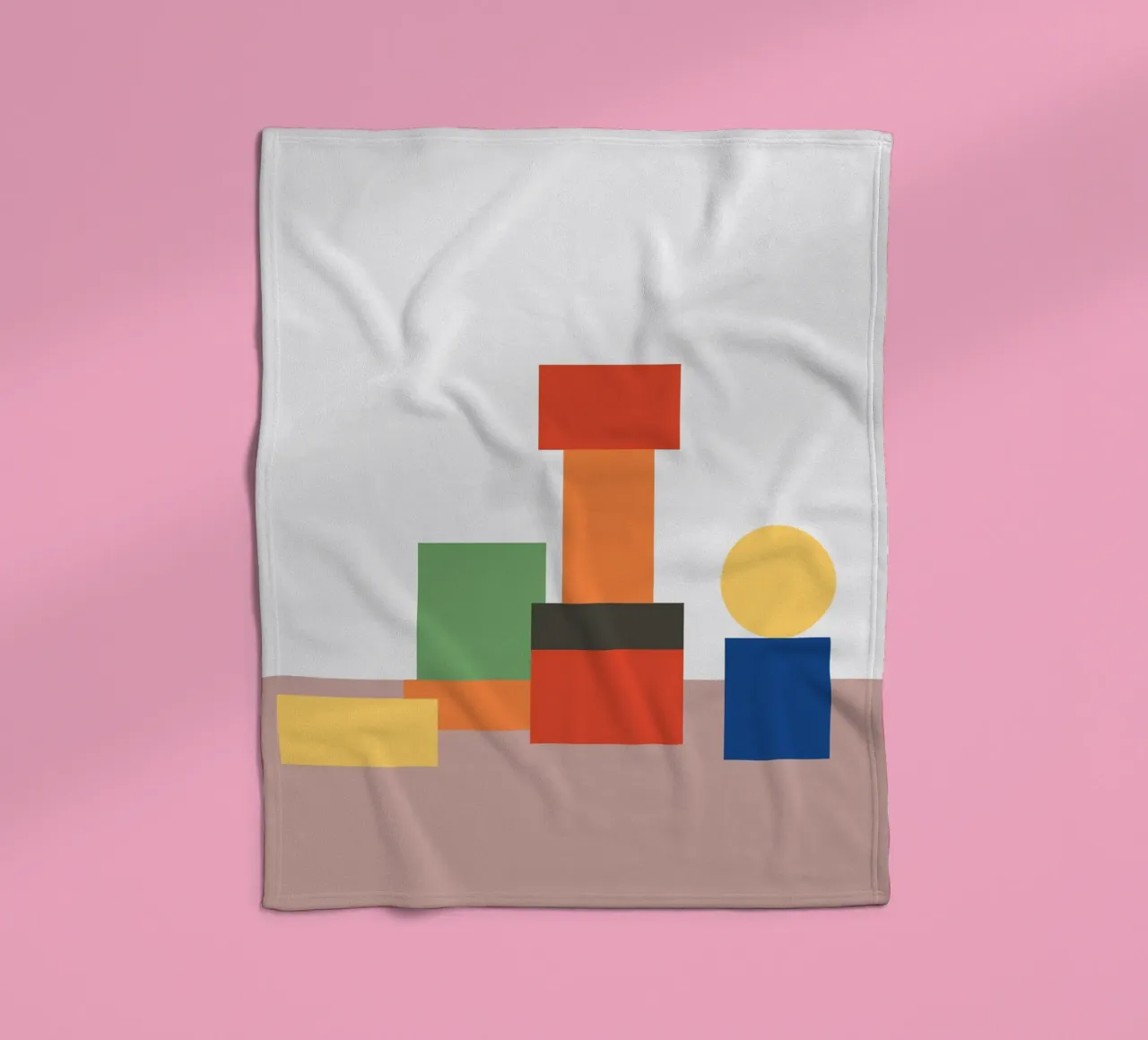 Geometric Stack Block coperta in pile da galihstudio