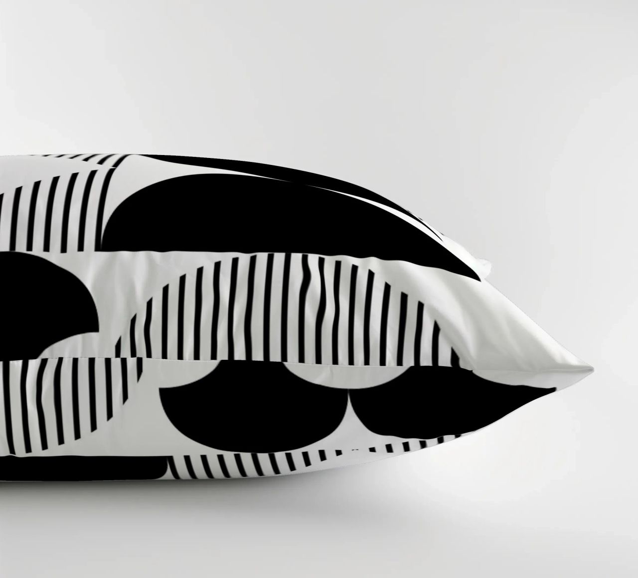Minimal Geometrico in bianco e nero cuscino da Studio Vibe