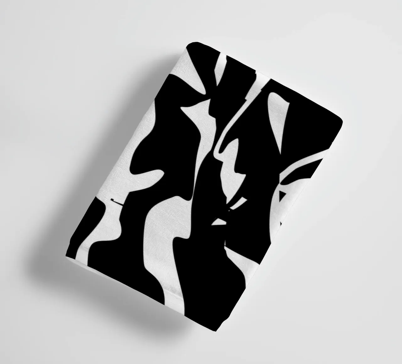 Simmetria in bianco e nero asciugamano da bagno da Little Dean
