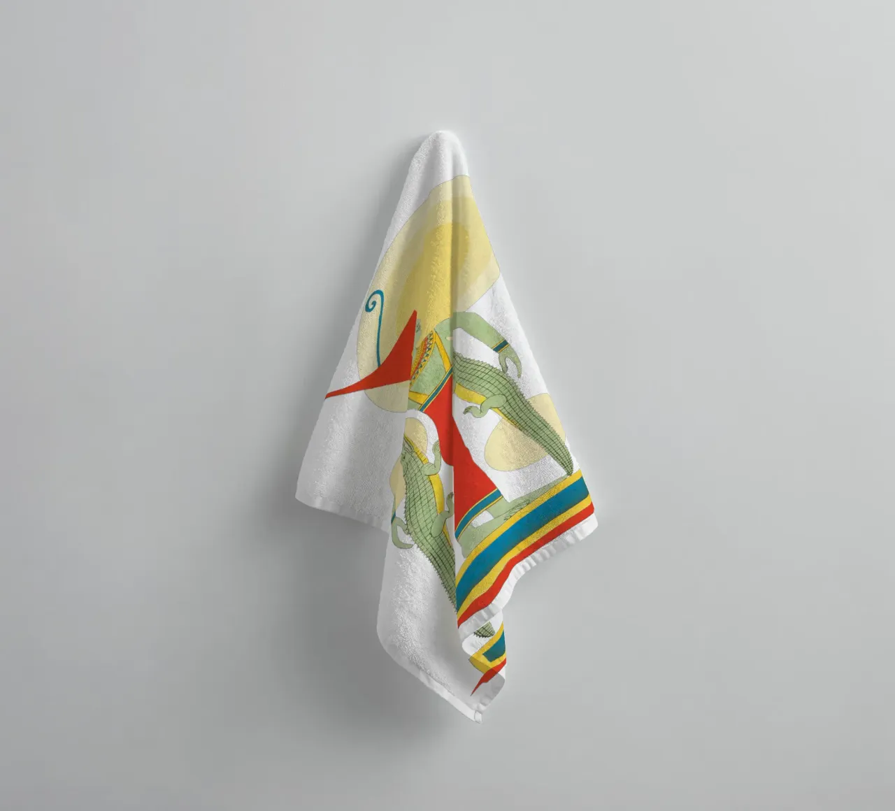 Wadjet Rising | Press Play Collage towel by Press Play Art Prints