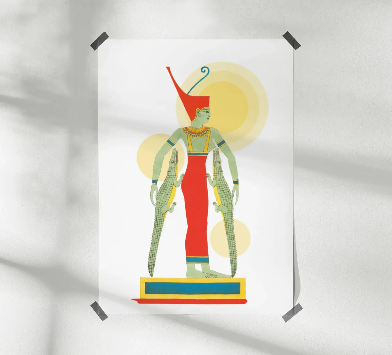 Wadjet Rising | Press Play Collage poster da Press Play Art Prints