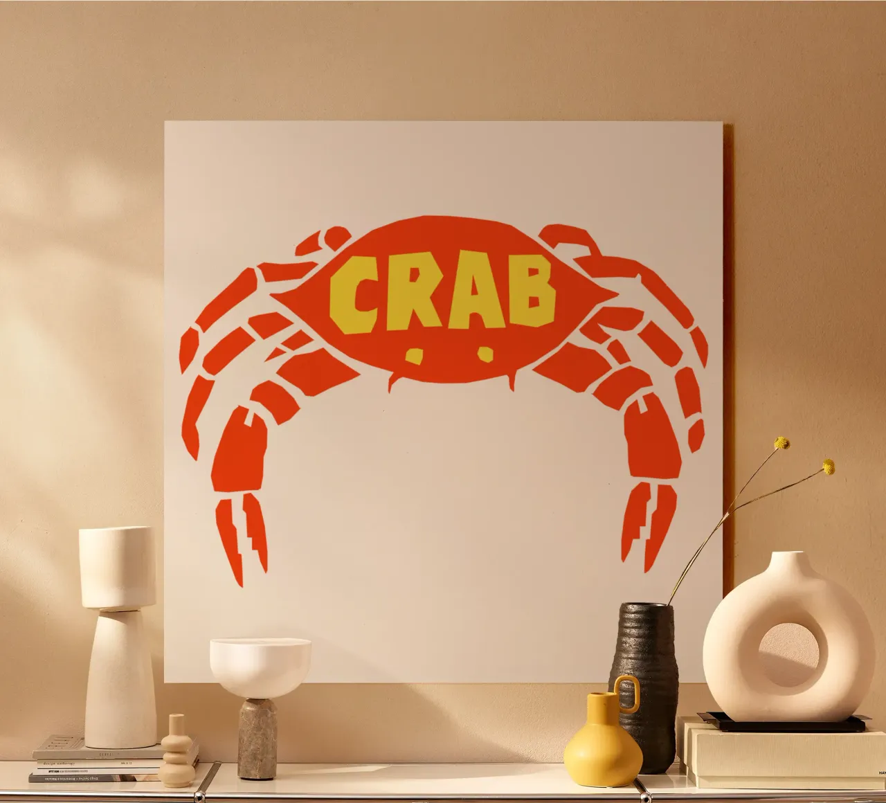 Crab Records alluminio dibond da lovelouie
