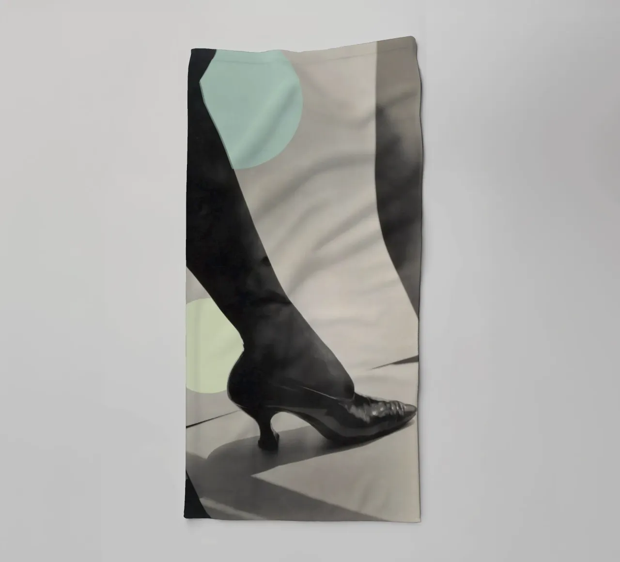 Equal Pay Equal Power | Press Play Collage Kunstdruk Remix badhanddoek van Press Play Art Prints
