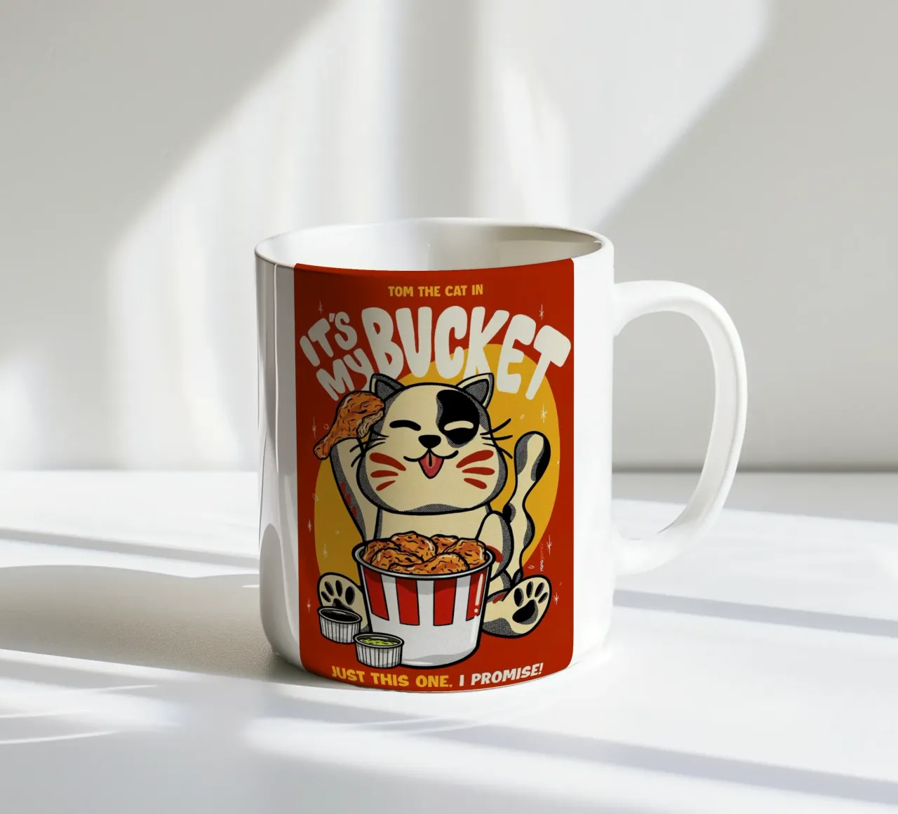My Bucket tazza in ceramica da Rafa Gomes