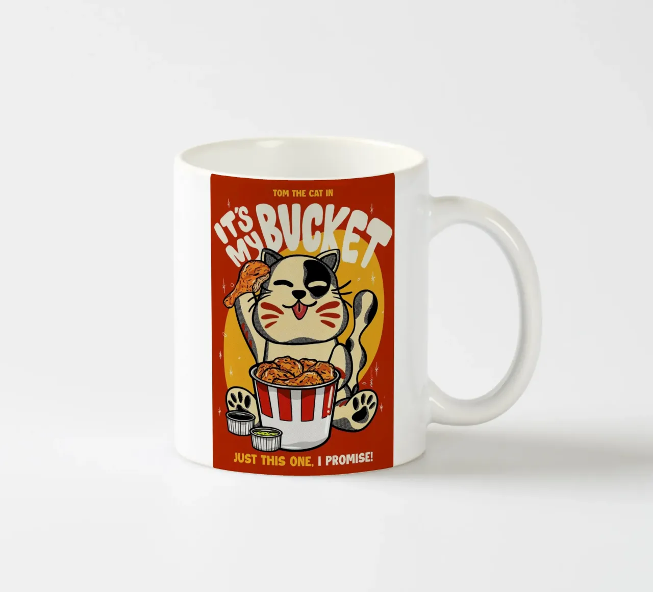 My Bucket tazza in ceramica da Rafa Gomes