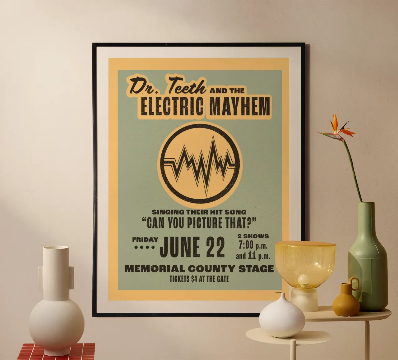 The Muppets - Live in Concert Electric Mayhem poster da The Muppets