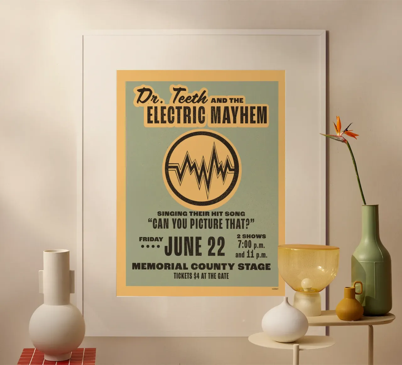The Muppets - Live in Concert Electric Mayhem poster da The Muppets