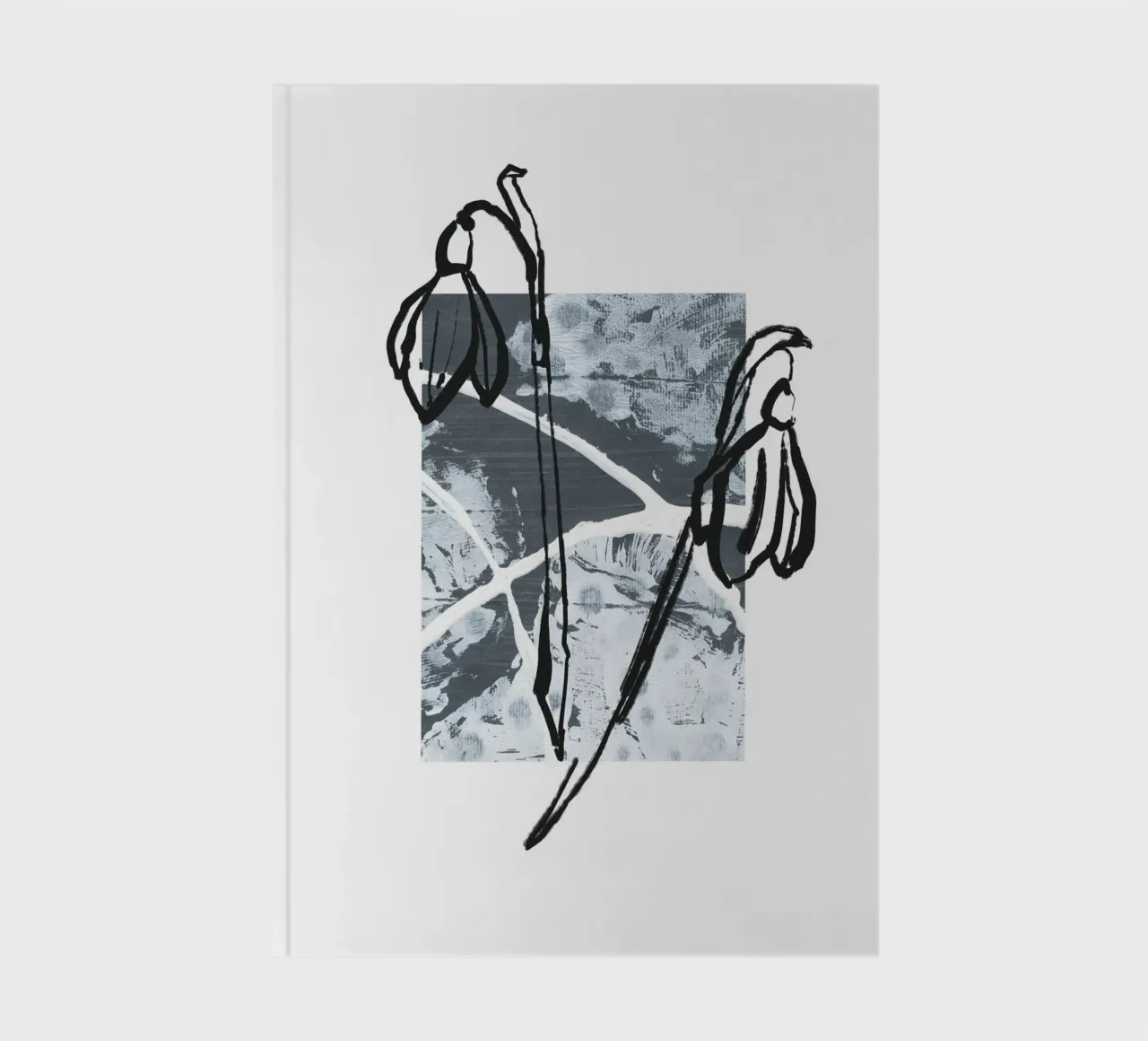 Abstract Botanics No 01 notebook by treechild