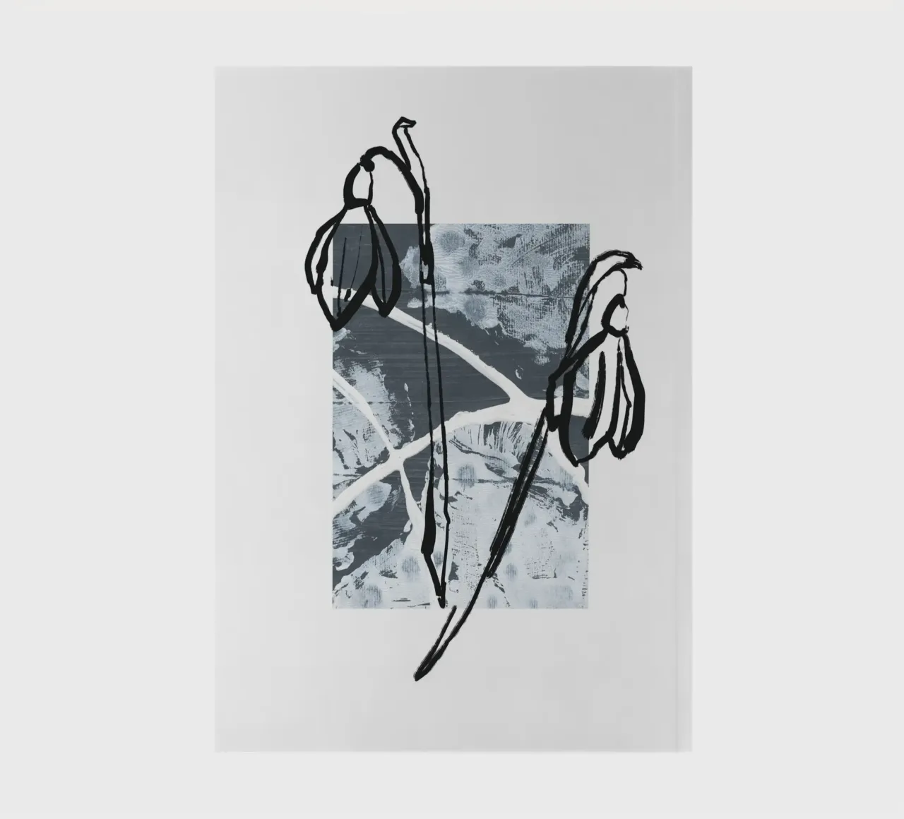 Abstract Botanics No 01 notebook by treechild