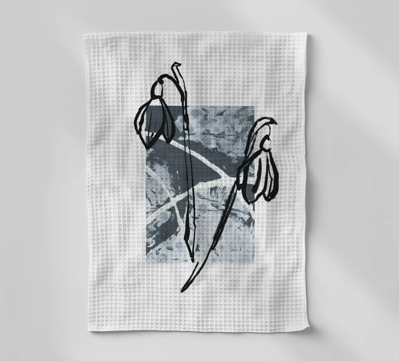 Abstract Botanics No 01 canovaccio da cucina da treechild