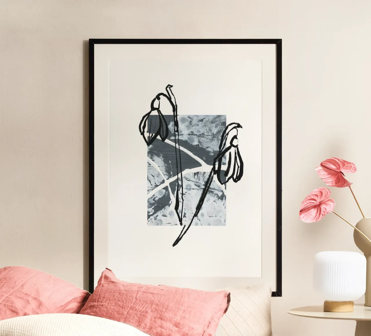 Abstract Botanics No 01 poster da treechild