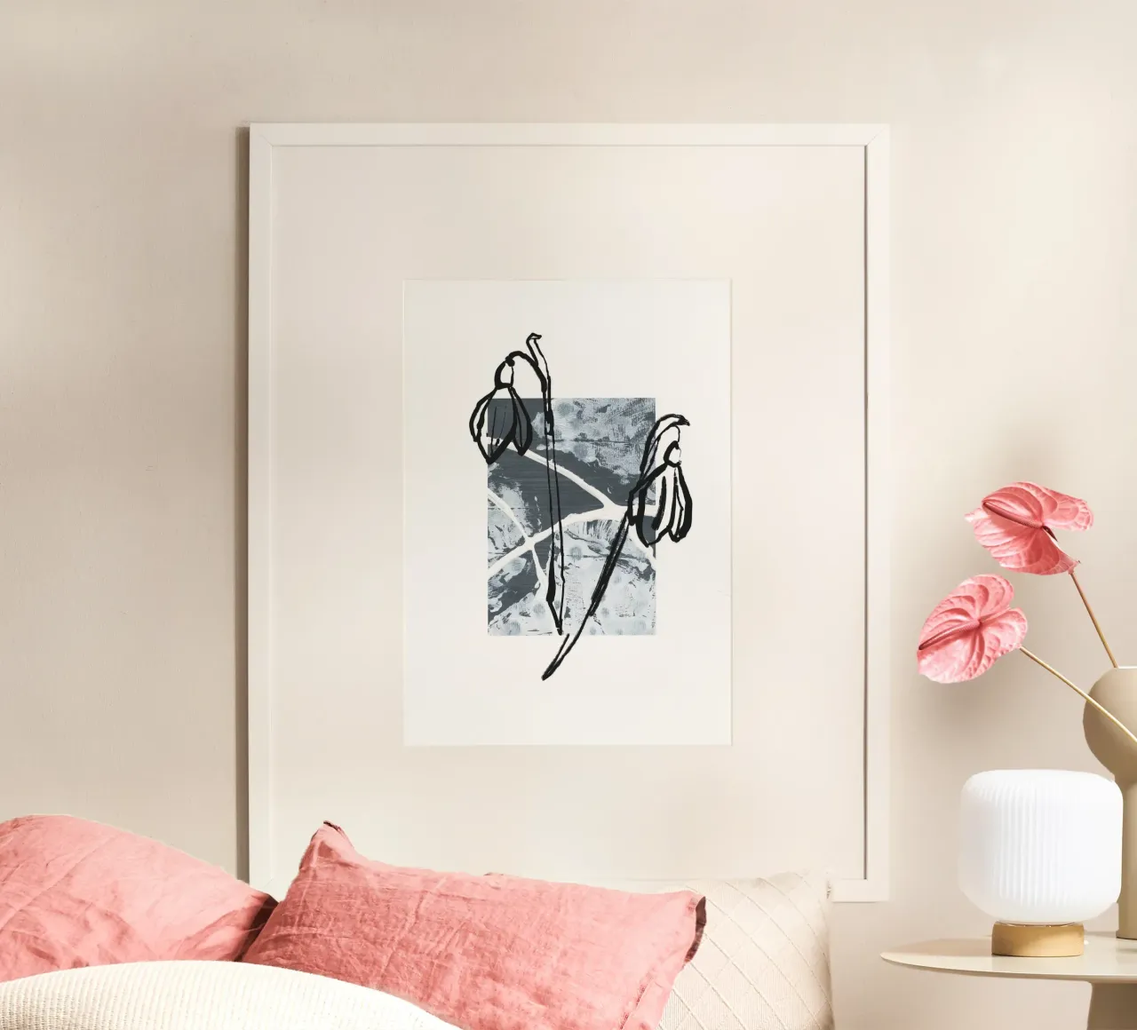 Abstract Botanics No 01 poster da treechild